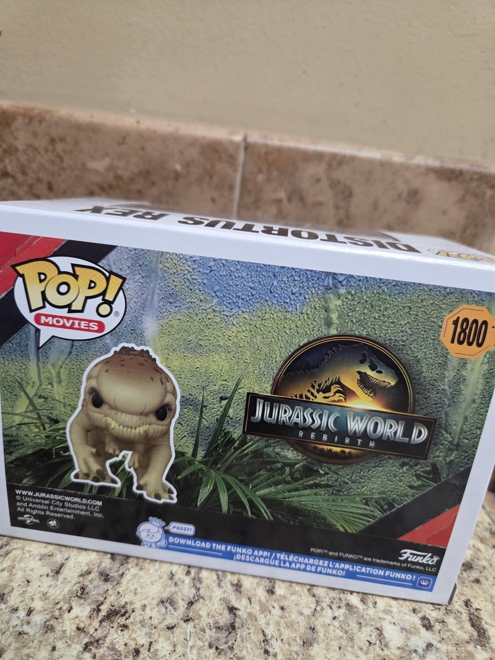 Funko Pop! Jurassic World Distortus Rex Vinyl Figure - Cream, Brown - Picture 2 of 3